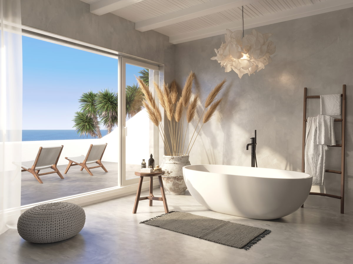 Béton ciré pour salle de bain : pourquoi ce choix